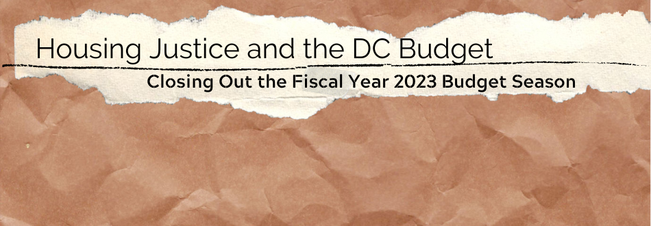 That’s a Wrap for DC’s Budget: Did We Meet Our Goals for Housing?