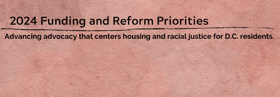 2024 Funding and Reform Priorities
